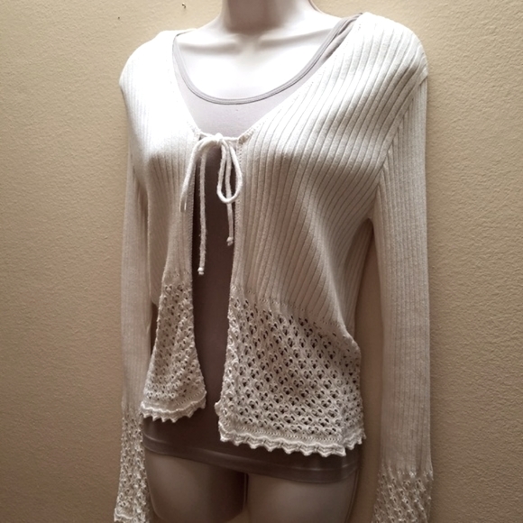 Great American Sweater Co Sweaters - Great American Sweater Co. Ivory Cardigan